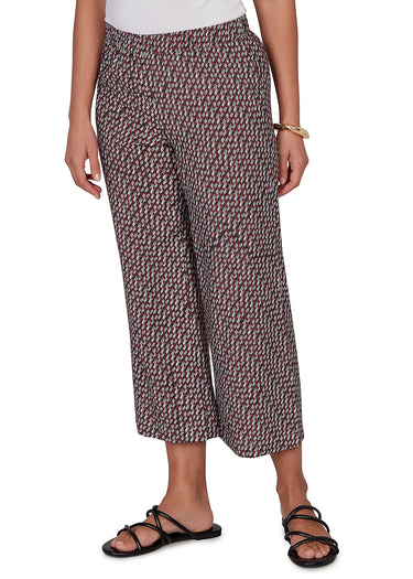 PANT *PETITE* PULL ON CROPPED WIDE LEG