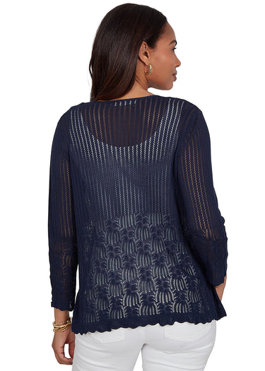 SWEATER *PETITE* 3/4 SLEEVE COZY