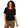 TOP*MISSY* BLACK TULIP SLEEVE CREW NECK