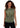 TOP *MISSY* MESA GREEN MULTI SNAKESKIN MESH W/SHIRRING