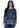 TOP *PETITE* NAVY MULTI SCOOP NECK BRACELET SLEEVES