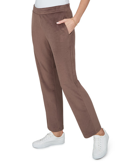 PANT *MISSY* MOCHA PROPORTIONED SHORT