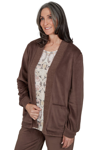 CARDIGAN *PLUS* MOCHA OPEN