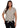TOP *MISSY* BLACK MULTI CRINKLE STRIPE TIE FRONT