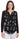 TOP *MISSY* ONYX MULTI LONG SLEEVE SPLIT NECK PAISLEY