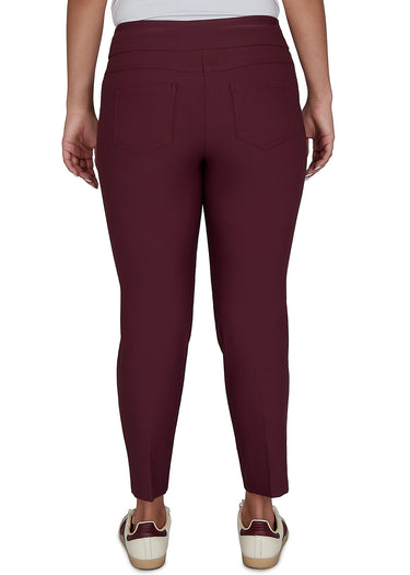 PANT *MISSY* PULL ON SILKY TECH 2 COLORS
