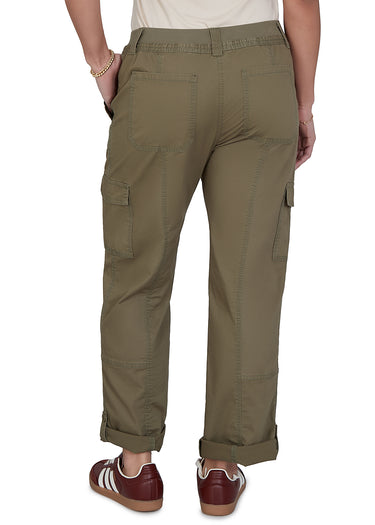 PANT *MISSY* CACTUS FINE TWILL W/CARGO PKTS