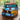 BOOK STACK STAINED GLASS LAMP