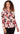 TOP *PLUS* LONG SLEEVE OVERLAPPED V NECK