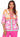 TOP *PLUS* FUCHSIA MULTI FLORAL BLOOM PLACEMENT