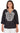 TOP *PLUS* BLACK SPLIT NECK W/EMBROIDERY