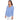 TOP *PETITE* SEA BLUE WHITE VNK SCALLOPED STRIPE
