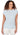 TOP *MISSY* POWDER BLUE BOAT NECK RUFFLE LACE