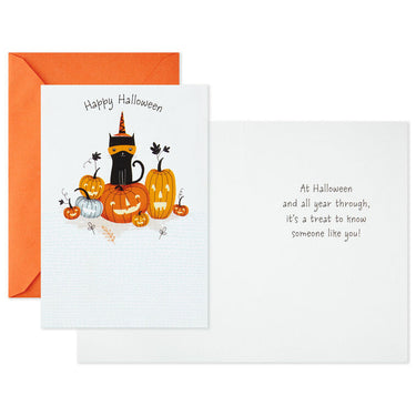 CARD MULTI PACK HALLOWEEN CUTE CAT