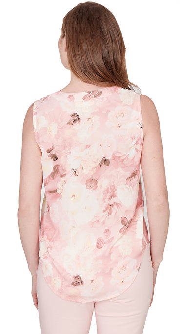 TOP *PLUS* BLOSSOM PINK ENCHANTED BLOOMS