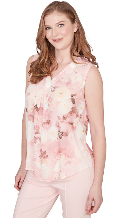 TOP *PLUS* BLOSSOM PINK ENCHANTED BLOOMS
