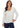 TOP *MISSY* CREAM VNECK RUFFLE LACE W/BUTTON DETAIL