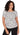 TOP *PLUS* WHITE BLACK ELEGANT SCROLL