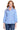 JACKET *MISSY* BLUE STRIPE WVN YARN DYE STRIPE 3/4