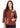 JACKET *MISSY* RUST TEXTURED WOVEN W/PRINT PATCH POCKET