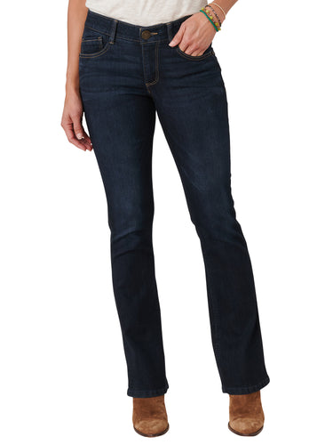 "Ab"solution® Itty Bitty Bootcut Indigo Petite Jeans
