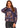 SWEATER *MISSY* BLUE GRHAM CRACKER ABSTRACT FLORAL PRINT