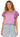 TOP *MISSY* VIOLET ORCHID CROCHET FLUTTER SLV