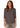 TOP *MISSY* MIDNIGHT SAPPHIRE RUFFLE NECK PLAID W/EMBROIDERY