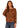 TOP *MISSY* BROWN MULTI LONG SLEEVE BATWING BOAT NECK PRINTED
