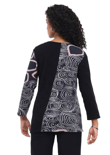 TOP *PLUS* MULTI CORKY POCKET 3/4 SLEEVE
