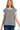 TOP *MISSY* STRIPE CONTRAST TRIM S/S 6 COLORS