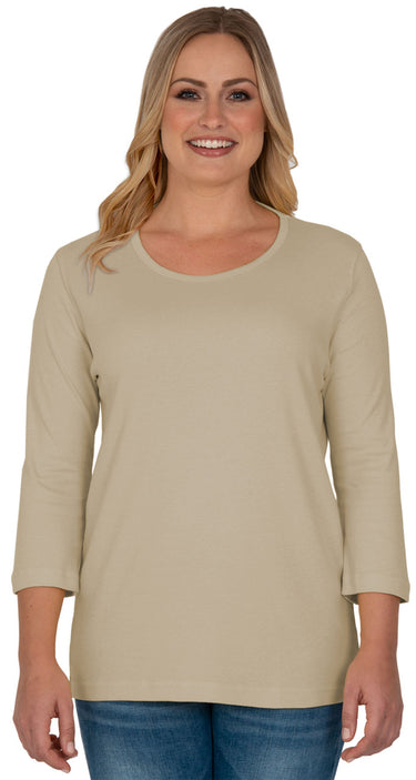 Distinct Everyday 3/4 Sleeve Top