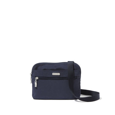 DOUBLE ZIP MEDIUM CROSSBODY
