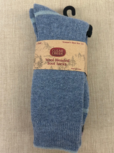 SOCKS WOOL BLEND 2 PACK