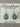 SILVER-SNOWFLAKE ON TEAR EARRINGS