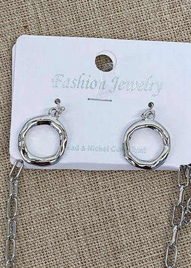 NECKLACE CASTING PENDANT LONG SILVER