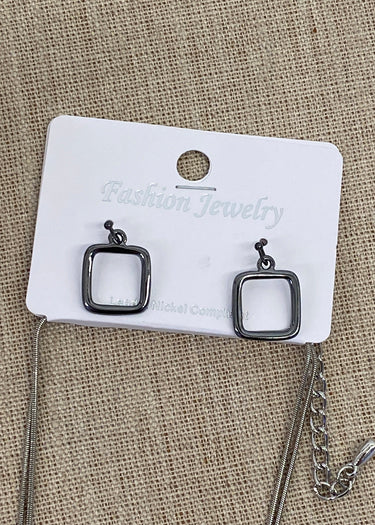 NECKLACE RECTANGLE PENDANT