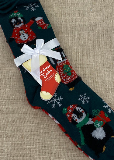 SOCKS CHRISTMAS NOVELTY 2 PACK