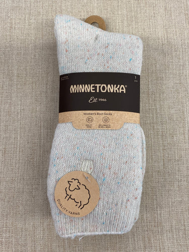 SOCKS SPECKLED WOOL BLEND