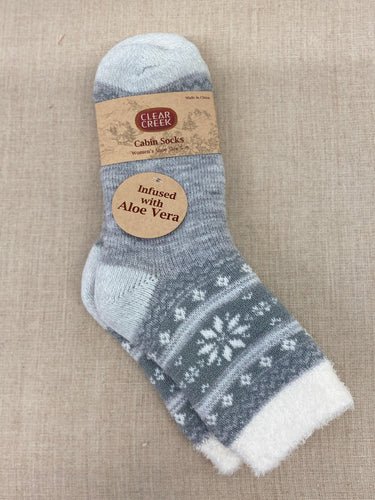 SOCKS NOVELTY ALOE INFUSED