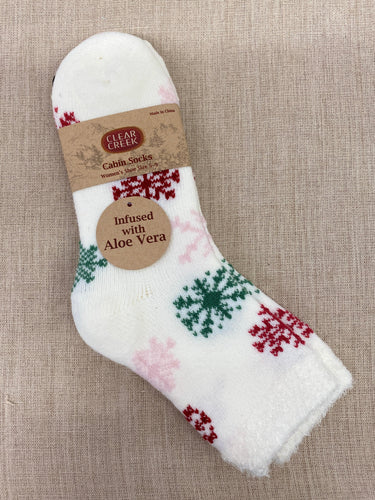 SOCKS CHRISTMAS ALOE INFUSED