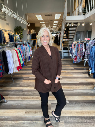 CARDI *PLUS* RELEASE PLEAT LONG SLEEVE