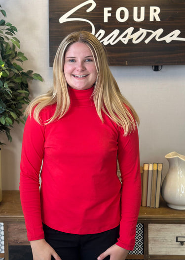 TOP *PLUS* TURTLENECK INTERLOCK 3 COLORS