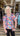 TOP MISSY PRINT SIDE TIE SHORT SLEEVE