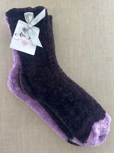 SOCKS 2 PACK RIBBED CHENILLE