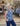 TANK *PLUS* NAVY WHITE RUFFLE HENLEY