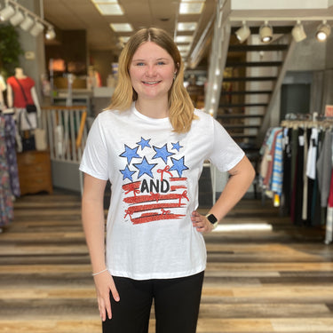 TRANSFER GLITTER STARS STRIPES