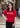 TOP *MISSY* RED USA LETTER STITCHED