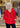 JACKET *MISSY* RED BOXES PRINT 3/4 SLEEVE