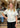 TOP *PLUS* WHITE BLUE DOT CONTRAST BINDING POLO